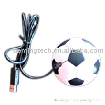 optical wired football mouse